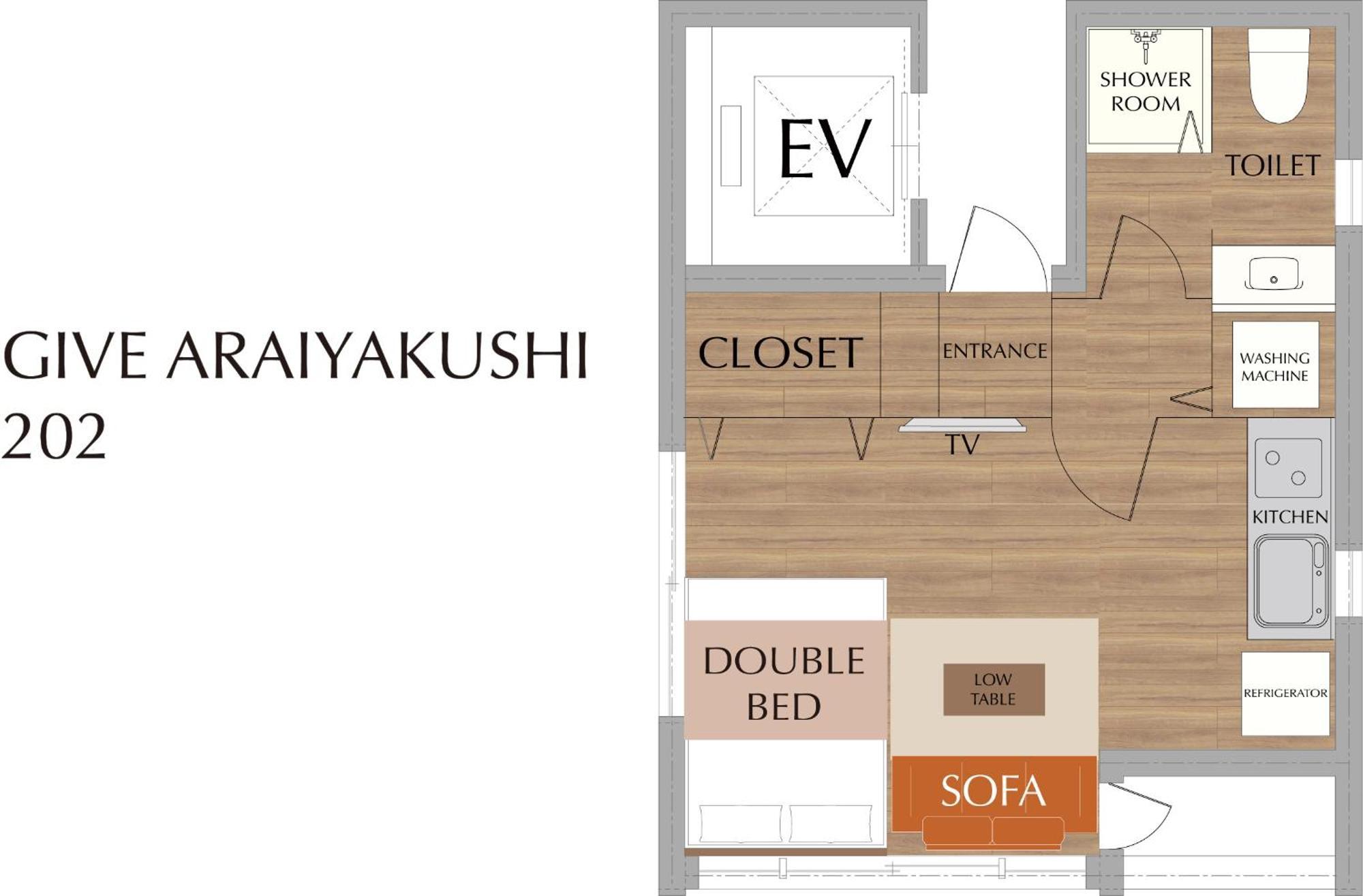Apartamento Give Araiyakushi Tokio Exterior foto